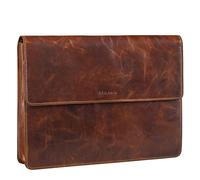 STILORD 'Jackie' Porte Document Cuir A4 Portfolio Pochette Professionnel Document Cuir 13.3 Pouces Organiseur Conférencier Homme Porte Bloc Dossier, Couleur:cannes - marron