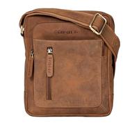 STILORD 'Jamie' Sac en Cuir pour Homme - Parfait pour Voyages & Quotidien - Petit Sac Messenger Vintage pour iPad 9,7 Pouces - Sac à Bandoulière Moderne pour Hommes, Couleur:Tan - Marron - Scuro