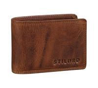 STILORD 'Jay' Petit Porte Monnaie Homme RFID en Cuir Vintage Porte Carte Blocage NFC Mini Pochette Portefeuille Bourse Élégant Cuir Véritable, Couleur:Kara - Cognac