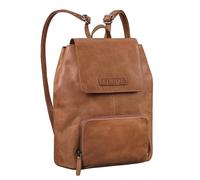 STILORD 'Johanna' Petit sac à dos en cuir Femme Moderne Sac à dos Elégant en cuir Femme Daypack Vintage Sac à dos de ville Sac à main à dos, Couleur:tropica - marron