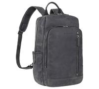 STILORD Johnson Sac à Dos d'affaires Cuir pour Hommes Vintage Backpack pour MacBook 13,3 Pouces Sac pour Ordinateur Portable Cuir Véritable Couleur:Carbon - Gris
