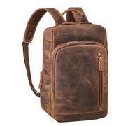 STILORD Johnson Sac à Dos d'affaires Cuir pour Hommes Vintage Backpack pour MacBook 13,3 Pouces Sac pour Ordinateur Portable Cuir Véritable Couleur:Kreta - Brun