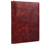 STILORD 'Julius' Vintage Porte-Documents en Cuir Marron Pochette à Documents DIN A4 Retro Design Business en Cuir, Couleur:Kara - Rosso