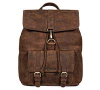 STILORD 'Kacey' Sac à Dos Vintage Femme Cuir pour Ordinateur Portable 13,3 Pouces Casual Backpack idéal comme Sac Travail Sac Universitaire Cartable, Couleur:aneto - marron