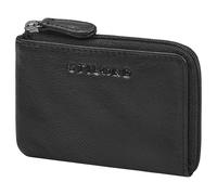 STILORD 'Keyon' Porte Clef Voiture Cuir Veritable Elegant - Mini Porte Monnaie Femme & Homme pour Cartes et Pièces - Porte-Clés et Porte Carte avec Blocage RFID, Couleur:Noir