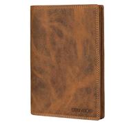 STILORD 'Larin' Étui pour Documents de Véhicule en Cuir Étui Housse de Documents Cuir Véritable Multifonction Portefeuilles pour Cartes & Certificat avec Protection RFID, Couleur:Bergamo - Marron