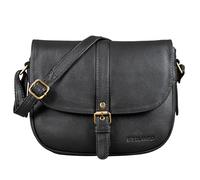 STILORD 'Leni' Sac à Bandoulière cuir pour Dames Petit Sac à Main pour Femme Sacoche Vintage Petite Besace Sac à l'Épaule Sorties Soirées Shopping, Couleur:noir