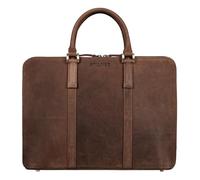 STILORD "Leonora Sac a Main Femme Cuir Porte Documents A4 Mallette - Sacoche Ordinateur 15,6-16 Pouces avec Pieds de Support Cartable pour Travail & Université Couleur:veleta - marron