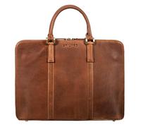 STILORD "Leonora Sac a Main Femme Cuir Porte Documents A4 Mallette - Sacoche Ordinateur 15,6-16 Pouces avec Pieds de Support Cartable pour Travail & Université Couleur:andorra - marron