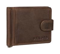 STILORD Lino Portefeuille Homme avec Pince à Billets Cuir Pochette RFID Porte-Monnaie avec Protection NFC Étui Bourse Porte Carte de Crédit en Cuir Véritable Couleur:Noir