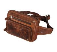STILORD Lou Pochette de Ceinture en Cuir Vintage Sacoche Banane Ceinture Réglable Poche Ventrale Sac Banane idéal Sport Voyages Quotidien Durable Couleur:Kara - Cognac