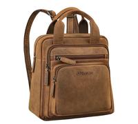 STILORD 'Maple' Petit Sac à dos Femme Cuir Daypack Mini Rucksack Sac Vintage Femmes Sac a Dos Petit City Backpack Cuir Véritable Sacs à dos Dames, Couleur:bergamo - marron