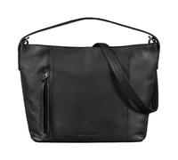 STILORD 'Marilyn' Shopper Cuir Veritable Femme Grand Sac d'épaule Sac à Main pour les Affaires et le Shopping Besace Bandoulière en Cuir, Couleur:noir