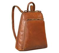 STILORD 'Martha' Sac à Dos en Cuir pour Femmes Vintage | Daypack Élégant et Moderne pour Ville, Sorties, Shopping et Travail | Sac à Dos Anti-Vol en Cuir Véritable, Couleur:texas - marron