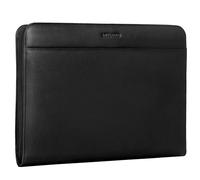STILORD 'Massimo' Organiseur Cuir Grande Porte-Documents 13,3 Pouces Conférencier Homme Etui de conférence pour MacBookcase Porte-Documents, Couleur:Noir