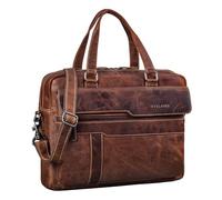 STILORD Matthew Sac Porte Document Professionnel Cuir Véritable A4 - Grand Pochette Ordinateur 15,6-16 Pouces - comme Elegant Sac de Travail Femme & Homme ;Couleur:Salerno - Marron