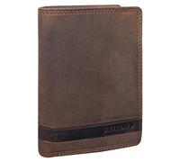 STILORD 'Matthis' Portefeuille Verticale Homme Cuir Porte Monnaie avec Protection RFID Classique Bourse Porte Cartes de Crédit Pochette Cuir Véritable, Couleur:Marron Moyen
