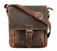 STILORD 'Nevio' Sacoche pour Hommes en Cuir | Petite Messenger Bag Élégante Vintage | Sac à Bandoulière pour Tablette 10.1' Besace pour iPad en Cuir Véritable, Couleur:Kreta - Brun