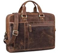 STILORD Nico Sac Bandoulière Vintage en Cuir - Sacoche Serviette Cuir Véritable avec Compartiment Ordinateur 15,6 Pouces - Grand Sac Messager Homme & Femme Couleur:Noir