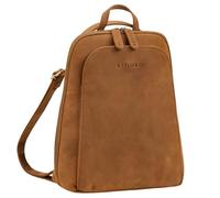 STILORD 'Ophelia' 2-en-1 Petit Sac à Dos en Cuir Véritable - Bandoulière Élégant Pour Femmes - Antivol, Loisir, Vintage 10,9 Pouces