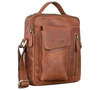STILORD 'Otis' Sac à Bandoulière en Cuir Homme - Petit Messenger Bag Crossbag
