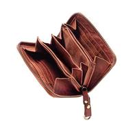 STILORD 'Paris' Porte Monnaie Bourse Cuir pour Femmes Vintage Portefeuille Anti RFID Petit Porte Cartes avec Protection NFC Pochette Porte Billets Mini Wallet, Couleur:toskana - Washed - Cognac