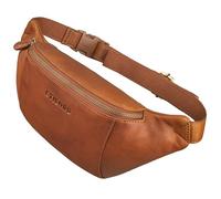 STILORD Pino Élégant Sac Banane en Cuir Véritable - Sacoche Vintage de Poitrine pour Homme et Femme - Pochette Festival Couleur:Kara - Cognac
