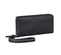 STILORD 'Poppy' Portefeuille Cuir 3-en-1 Pochette Telephone Portable Sac a Main pour Femmes 12 Fentes pour Cartes avec Protection RFID Porte-Monnaie Cuir Véritable, Couleur:Noir