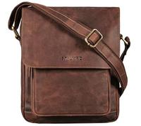 STILORD 'Ragnar' Petit sac à bandoulière en cuir pour homme Sac à bandoulière pour homme Sac pour tablette Messenger Bag Petit sac, Couleur:veleta - marron