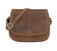 STILORD 'Savannah' Petits Sacs Bandoulière Femme Cuir Sac d'Épaule pour Femmes Vintage Sac à Main Sac à l'Épaule, Couleur:marron moyen