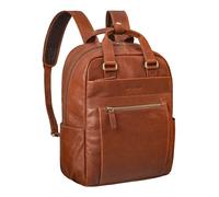 STILORD 'Silva' Grand Sac a Dos Ordinateur 16 Douanes Cuir Sac à Dos de Jour Hommes et Femmes Sac a Dos Travail Vintage Cuir Étudiants Sac à Dos D'épaule, Couleur:maraska - marron