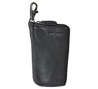 STILORD 'Tanner' Pochette Porte-Clés Cuir Etui pour Clé de Voiture Minibourse RFID Vintage Organiseur de Clés Cuir Véritable, Couleur:Noir