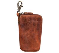 STILORD 'Tanner' Pochette Porte-Clés Cuir Etui pour Clé de Voiture Minibourse RFID Vintage Organiseur de Clés Cuir Véritable, Couleur:Kara - Cognac