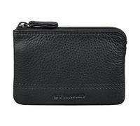 STILORD 'Tarlo' Pochette de Clé Cuir RFID Étui à Clés Porte-Monnaie Mini-Bourse avec Porte-Clés Vintage Cuir Véritable, Couleur:Noir