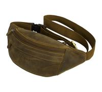 STILORD 'Terry' Sacoche de Ceinture Cuir Vintage Homme Femme Sac Banane avec Ceinture Réglable Pochette Ventrale pour Sport Voyages Travail Festival, Couleur:Marron Moyen