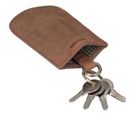 STILORD 'Toby' Pochette Porte Clé Cuir pour Hommes Femmes Mini Portefeuille Vintage Étui à Clés Petite Trousse Organiser pour Sac à Main en Cuir Véritable, Couleur:Torino - Marron