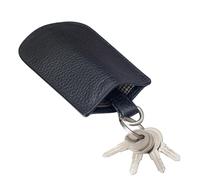 STILORD 'Toby' Pochette Porte Clé Cuir pour Hommes Femmes Mini Portefeuille Vintage Étui à Clés Petite Trousse Organiser pour Sac à Main en Cuir Véritable, Couleur:Noir