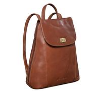 STILORD 'Victoria II' Sac a Dos Vintage pour Femme Cuir Veritable Backpack Daypack pour MacBook 13,3 Pouces DIN A4 Sac à dos Voyage, Couleur:texas - marron