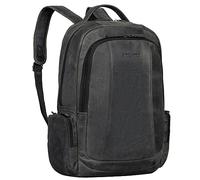 STILORD 'Waldo' Sac a Dos Ordi Portable 16 Douanes Cuir Sac à Dos de Travail Vintage Femmes et Hommes Sac à Dos d'affaires rétro pour Ordinateur Portable Cuir, Couleur:Carbon - Gris