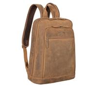 STILORD 'Watson' Sac à Dos pour Ordinateur Portable 15,6 Pouces Cuir Backpack Grand Sac à Dos d'affaires Vintage Sacs de Bureau XL en Cuir Véritable, Couleur:Tan - Marron - Scuro