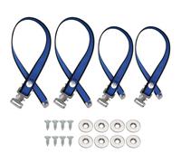 Stilt Replacement Straps - Heavy Duty Drywall Leg Support Bands, Adjustable Fixation Fastening Set, Professional Work Safety Accessories | Construction Painting Tool Replacement Parts