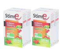 Stim E Acérola BIO 1000 mg vitamine C naturelle immunité & énergie Comprimé(S) 2x56 pc(s)