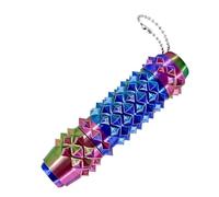 Stim Fidget - Porte-clés Spiky Stim, Labyrinthe et manche avec picots | Jouet 6 en 1 pour soulager le stress pour adultes, rouleau rotatif, douleur pour adultes, rangement, salle de ole