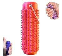 Stim Tools Porte-clés portable aux couleurs vives pour adultes avec motif silencieux pour soulager l'anxiété Orange