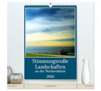 Stimmungsvolle Landschaften an der Nordseeküste (hochwertiger Premium Wandkalender 2026 DIN A2 hoch), Kunstdruck in Hochglanz: Die Küste in einem besonderen Licht.