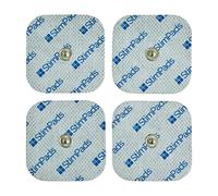 Stimpads Coussinets d'électrodes avec raccord à bouton-pression universel de 3,5 mm pour appareils TENS - EMS de Sanitas, Beurer, Bluetens ou Hydas