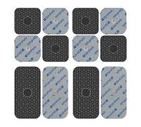 StimPads Électrodes Pro Compatibles Compex - Pack Mix 12 Snap Simple 3,75 mm - Meilleure Conductivité - Dispositif médical certifié Motron NV