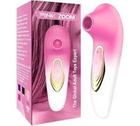 Stimulateur à Succion Clitoridien et Mamelons - Vibromasseur Érotique Rechargeable, Silencieux et Étanche pour Femmes et Couples
