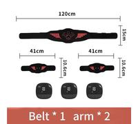 Stimulateur Abs Masseur De Fitness Ems Stimulateur Musculaire Toner Ceinture D'entraînement Abdominal Exercice Équipement D'entraînement Machine - Type 1 Waist 2 Arms #A