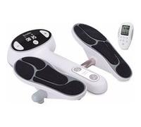Terraillon Power Stepper Appareil EMS/TENS, Électrothérapie pour Jambes et Corps, Apaisement des Douleurs et Amélioration de la Circulation Sanguine, 2 Électrodes Adhésives, Télécommande Sans Fil
